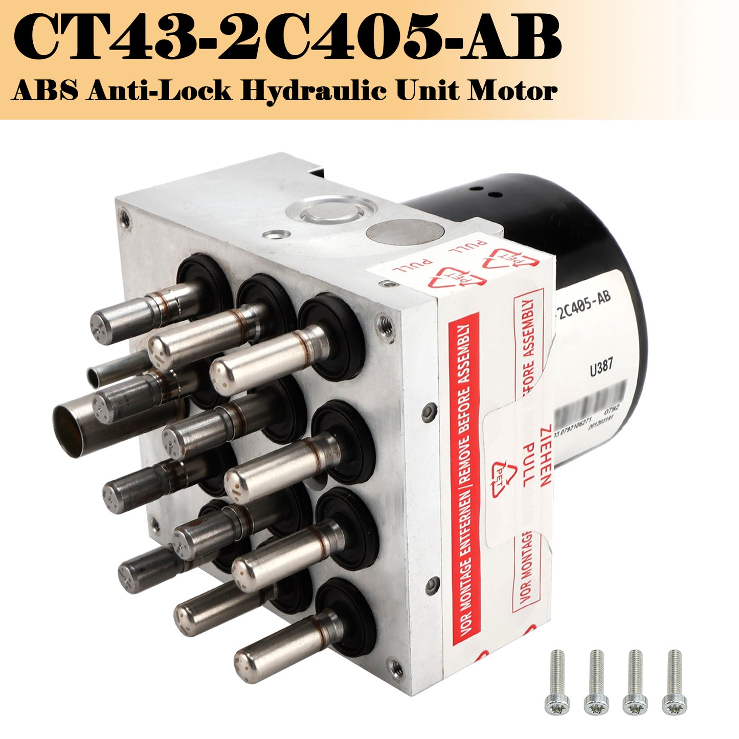 2011-2013 Ford Edge CT43-2C405-AB ABS Anti-Lock Hydraulic Unit Motor