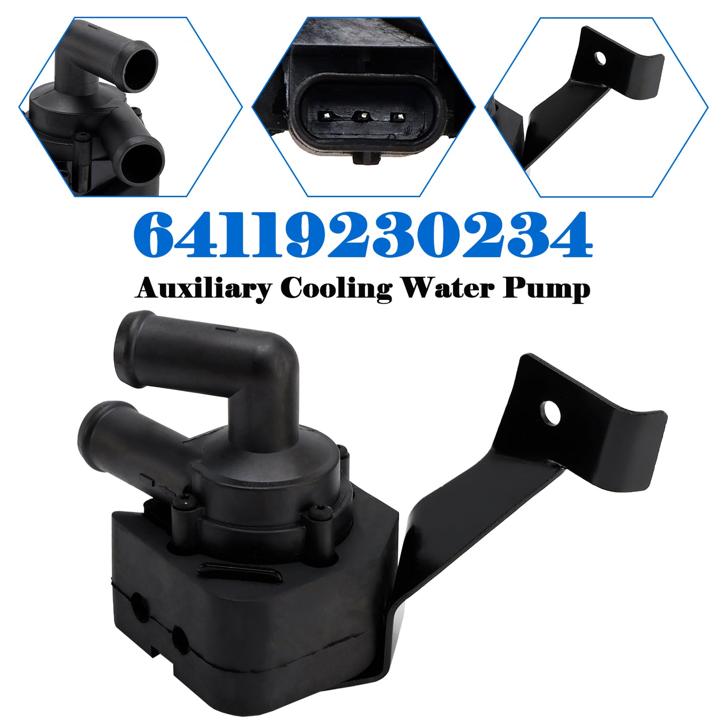 2011-2015 BMW 550i F10 Additional Cooling 64119230234 Electric Auxiliary Water Pump