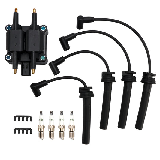 1995-2006 DODGE STRATUS UF403 UF410 UF-189 Ignition Coil Pack Spark Plug Wire Set