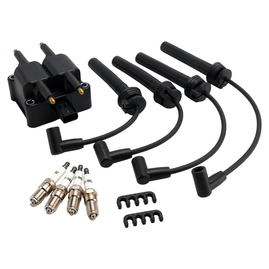 1997-2002 Chrysler Neon UF189 UF403 UF410 Ignition Coil Pack Spark Plug Wire Set