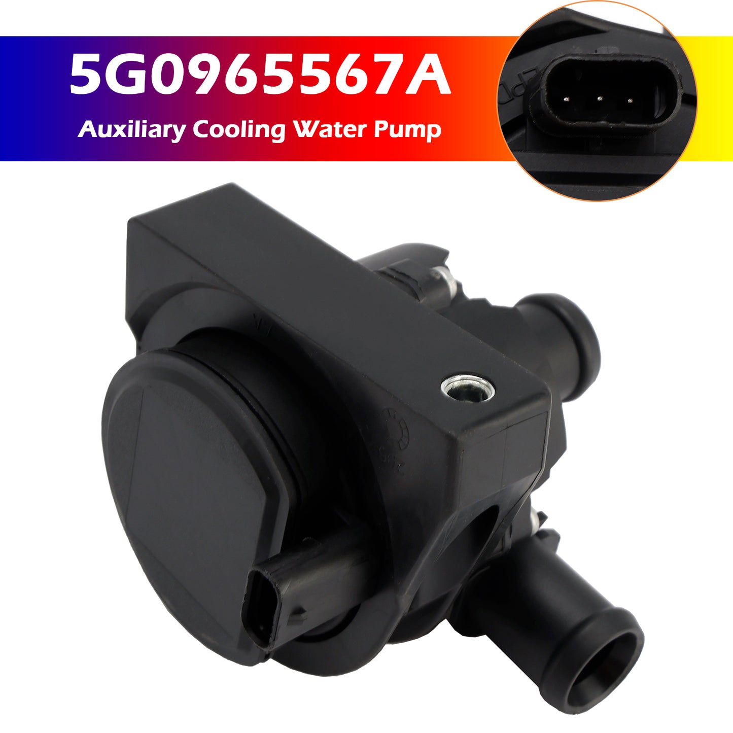 2013 Audi A1 5G0965567A Auxiliary Coolant Water Pump