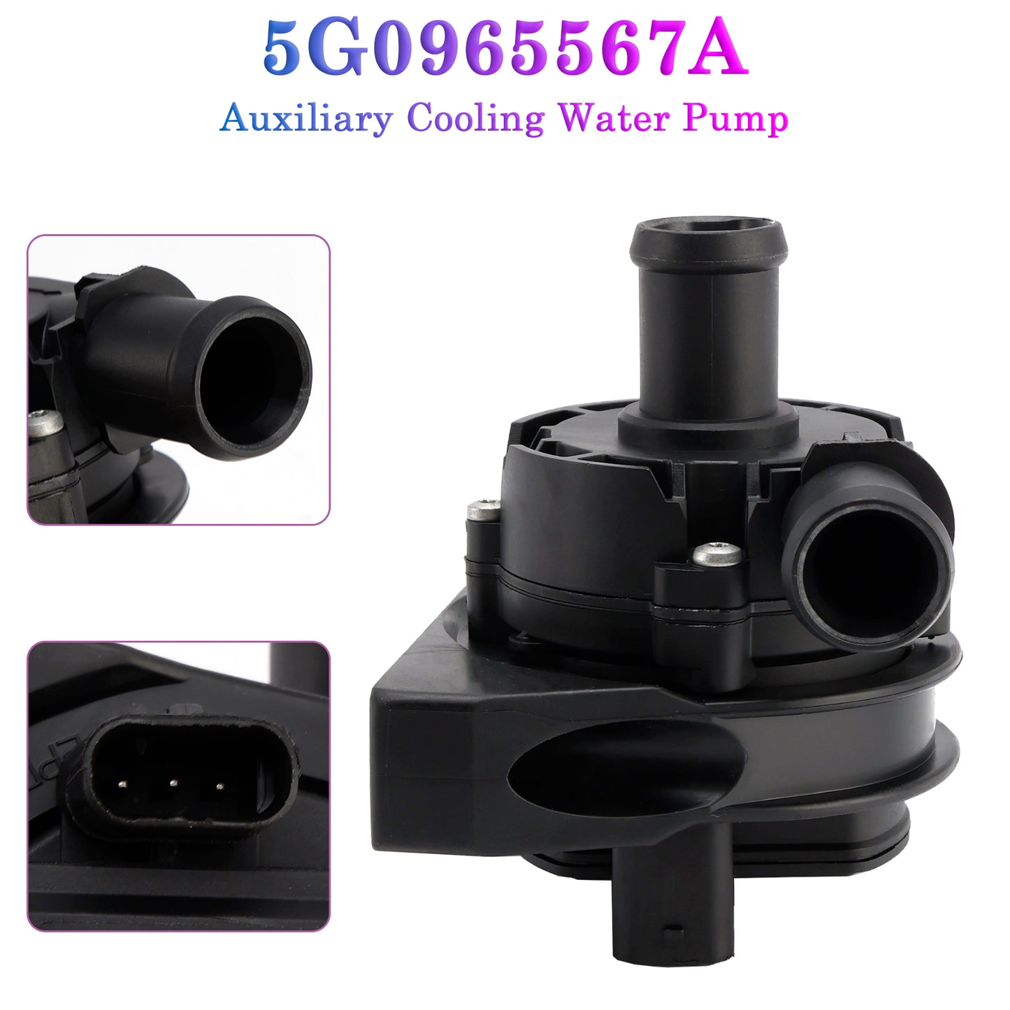 2013 Audi A1 5G0965567A Auxiliary Coolant Water Pump