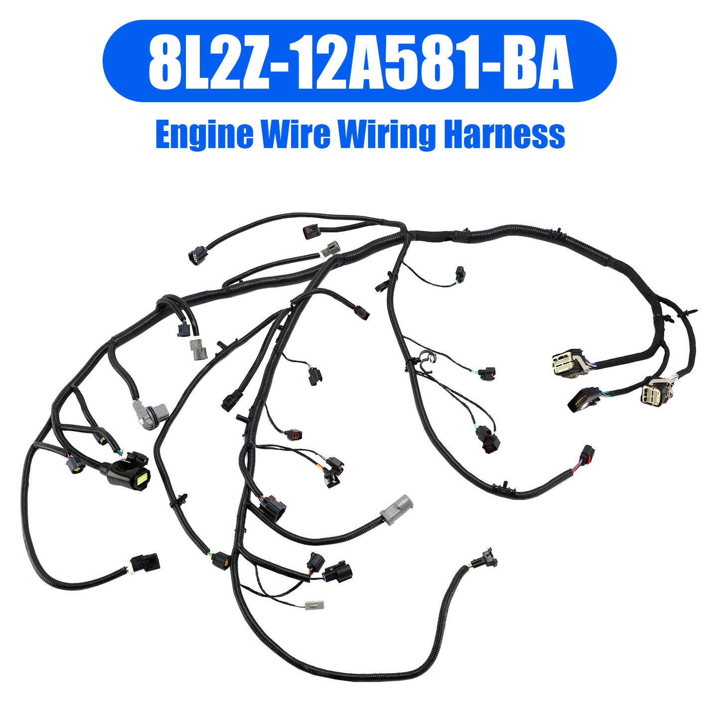 Engine Wire Wiring Harness 2008-2009 Ford Explorer Sport 8L2Z-12A581-BA 4.0L