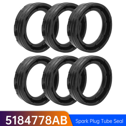 2012-2024 Ram 1500 5184778AB 6Pcs Spark Plug Tube Seal