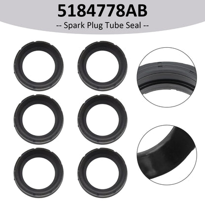 2012-2024 Ram 1500 5184778AB 6Pcs Spark Plug Tube Seal