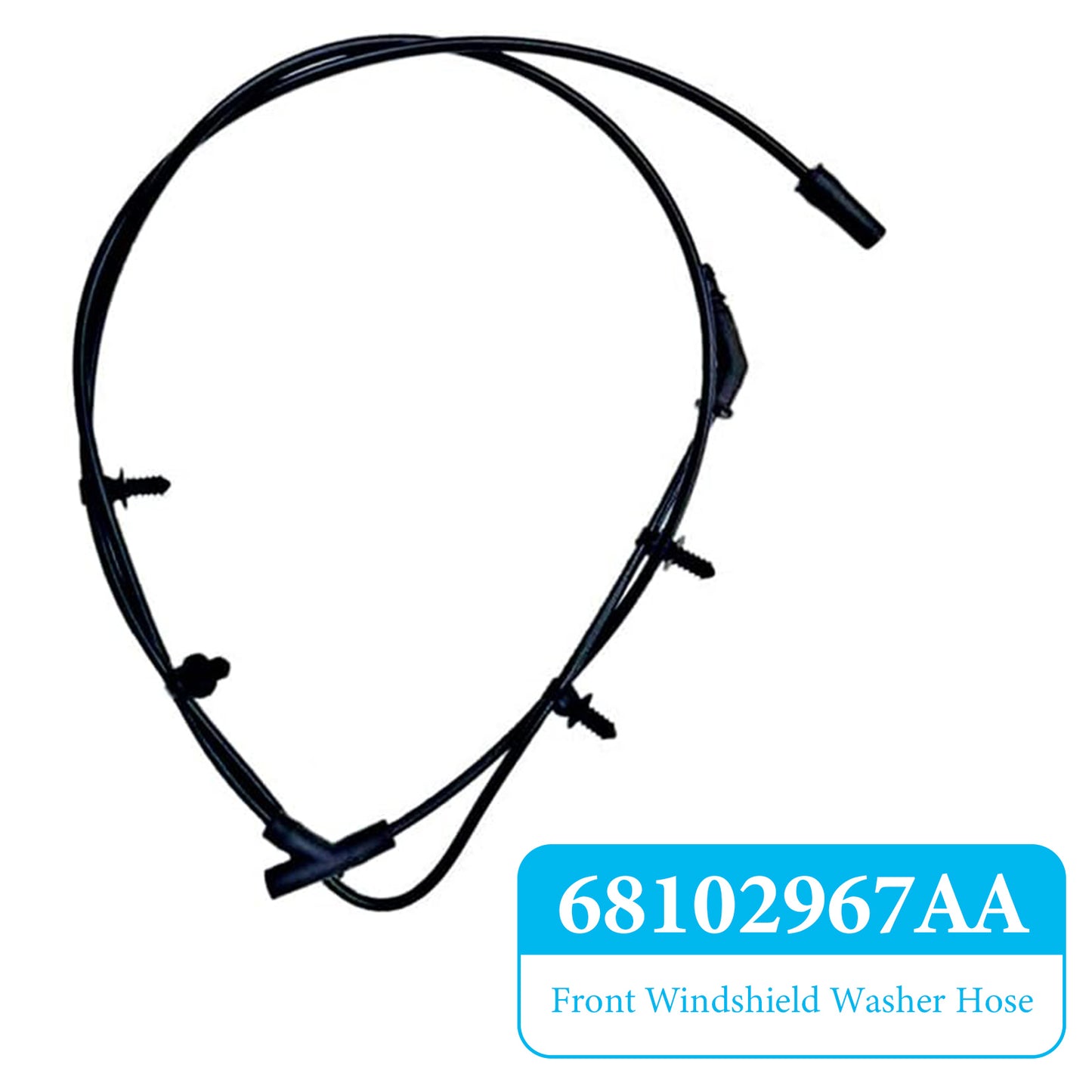 2014-2018 Jeep Cherokee 68102967AA Front Windshield Washer Hose Pipe