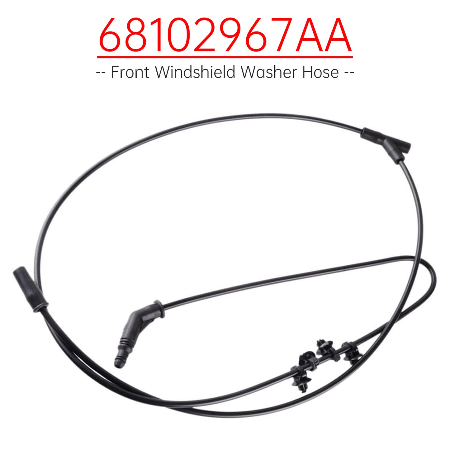 2014-2018 Jeep Cherokee 68102967AA Front Windshield Washer Hose Pipe