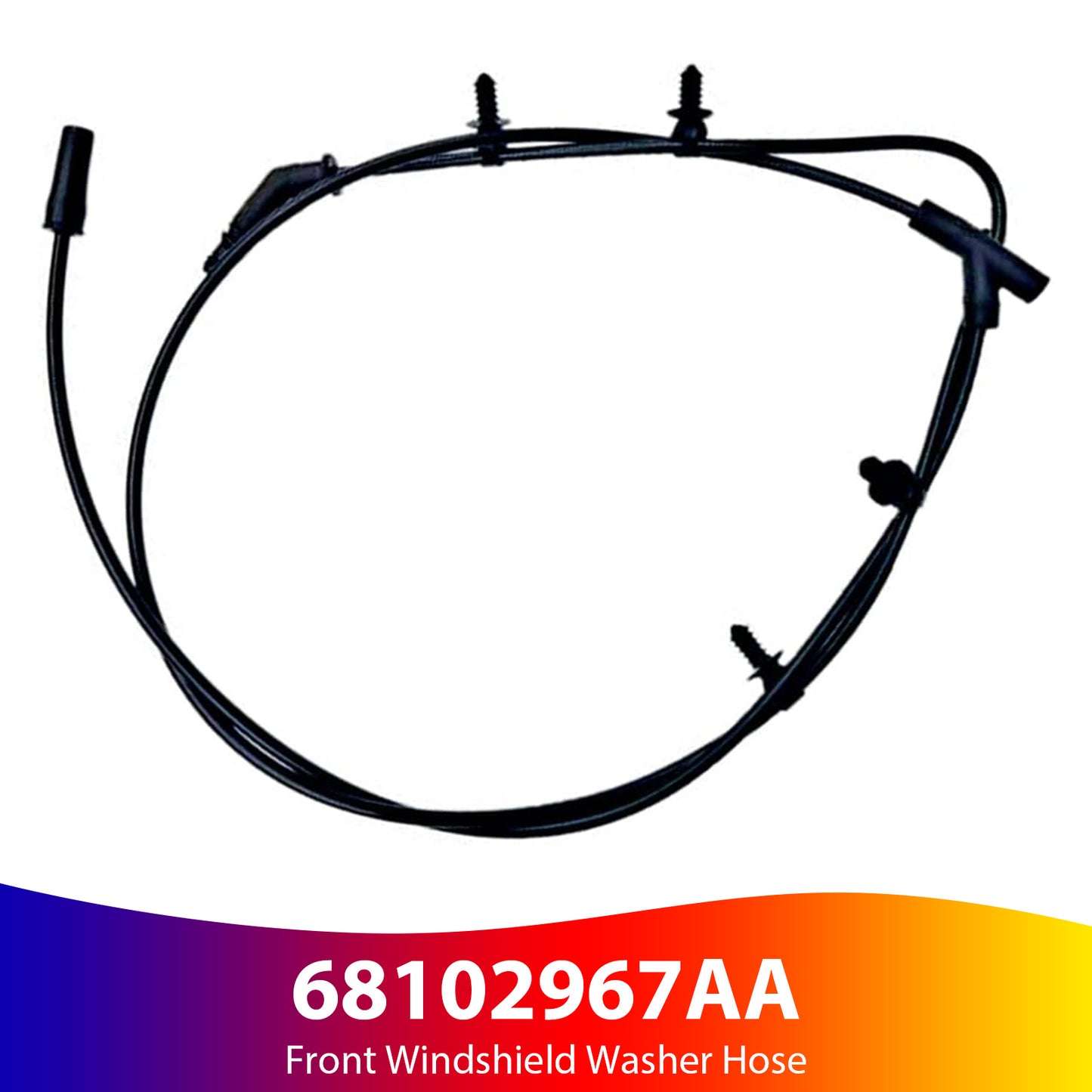 2014-2018 Jeep Cherokee 68102967AA Front Windshield Washer Hose Pipe