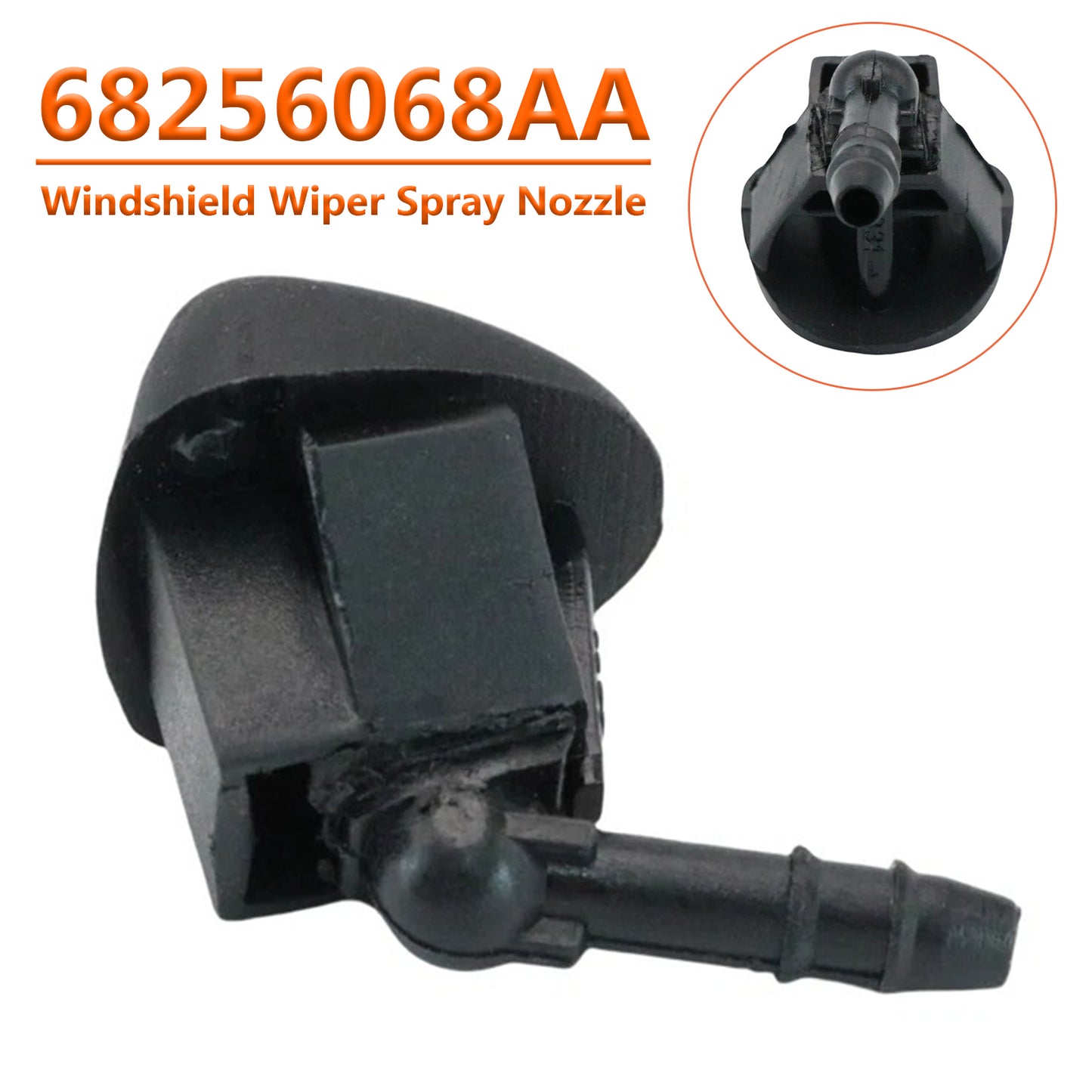 2015-2020 Jeep Renegade 68256068AA Windshield Wiper Spray Nozzle