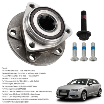 2012 VW GOLF Mk7 5Q0407621A Wheel Hub Bearing Assembly
