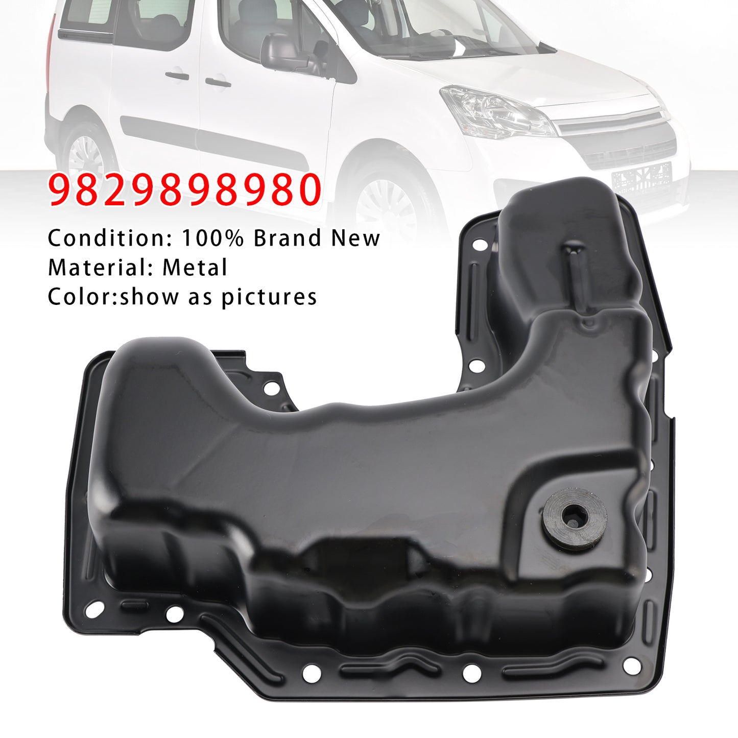 2014-17 Citroen C4 Mk2 9829898980 Oil Pan