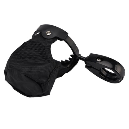ATV UTV Bike Motorcycle Scooter Golf Cart with 22-27mm Bar Cup Bracket Holder Bottle Cargo Carrier Black Universal