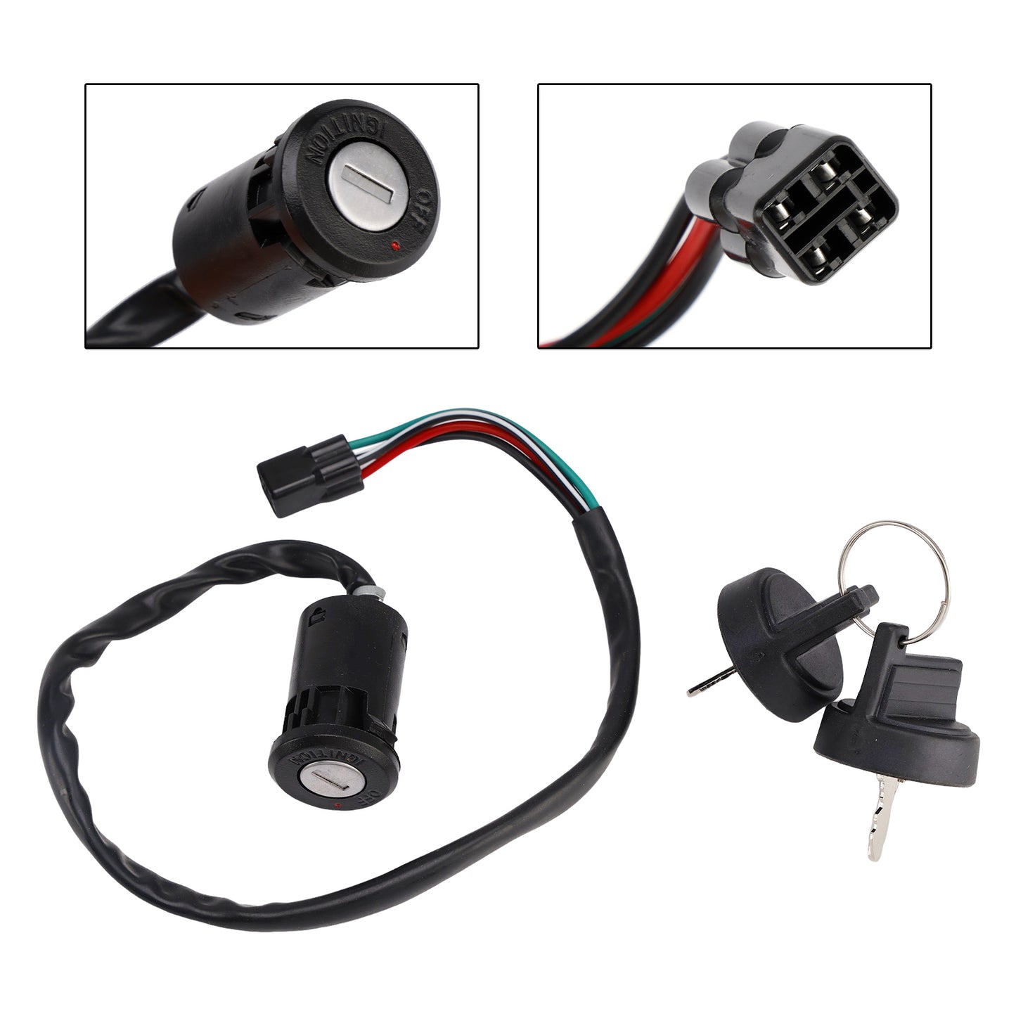 04-09 Er 2006-2009/2012-2014 Honda Trx450R 35100-Hp1-003 Ignition Key Switch