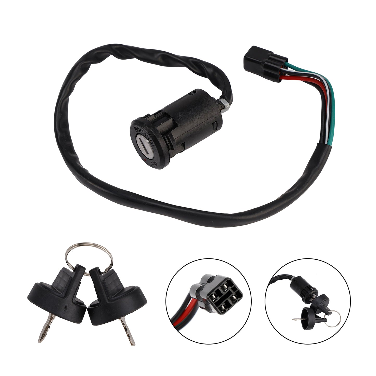 04-09 Er 2006-2009/2012-2014 Honda Trx450R 35100-Hp1-003 Ignition Key Switch