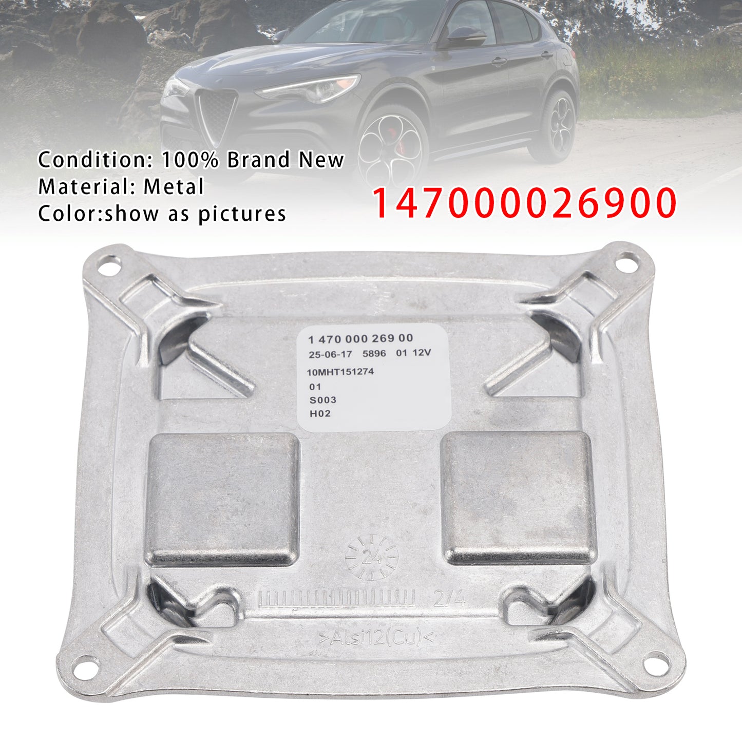 Headlight Ballast 2018-2023 Alfa Romeo Stelvio 147000026900