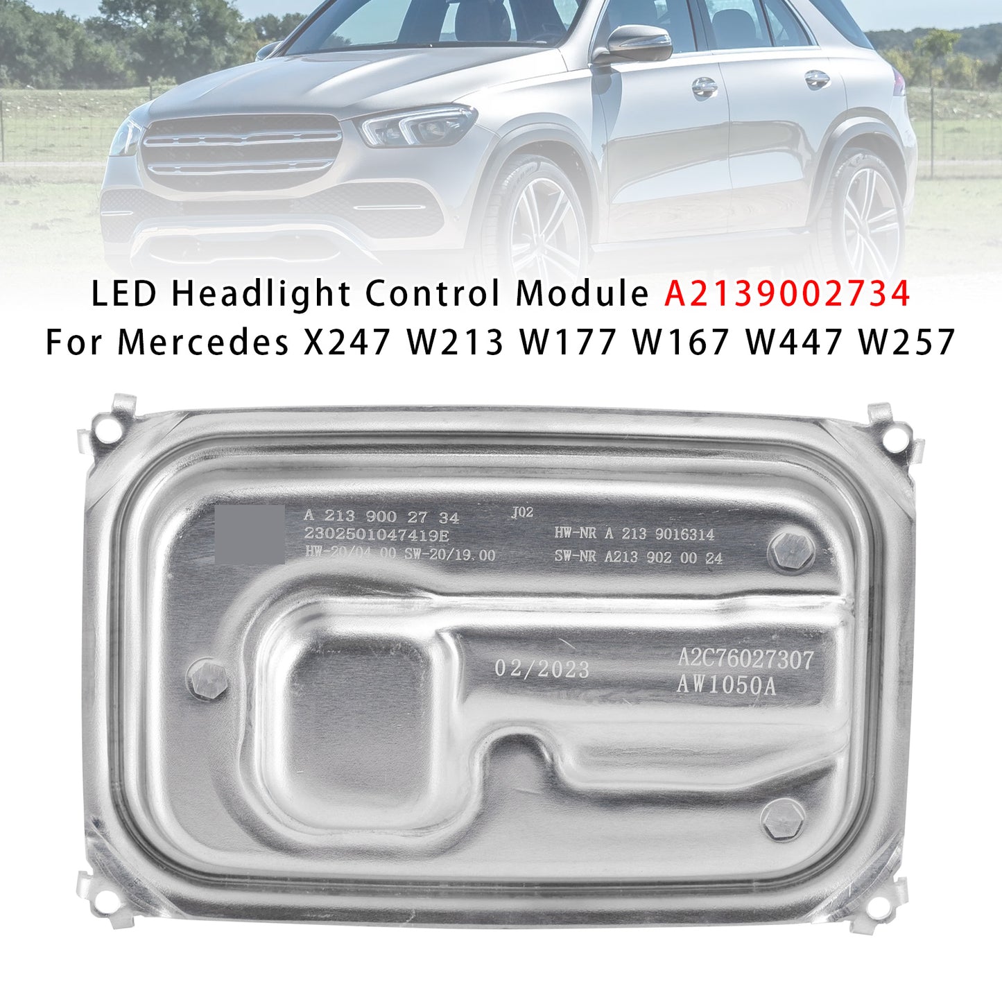 Mercedes-Benz W177 A-Class A2139002734 LED Headlight Control Module
