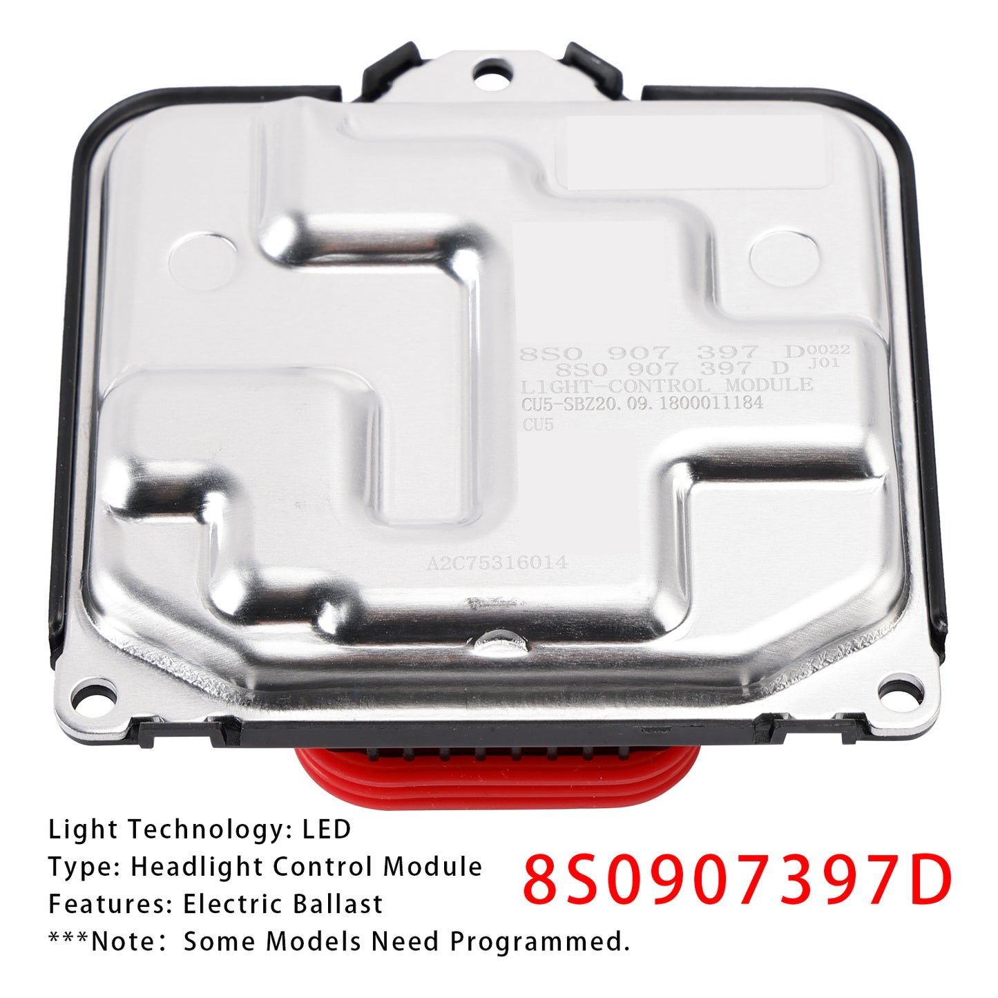 2016-2020 Audi Q2 SQ2 GA SUV- A2C75316103 LED Light Control Module STD