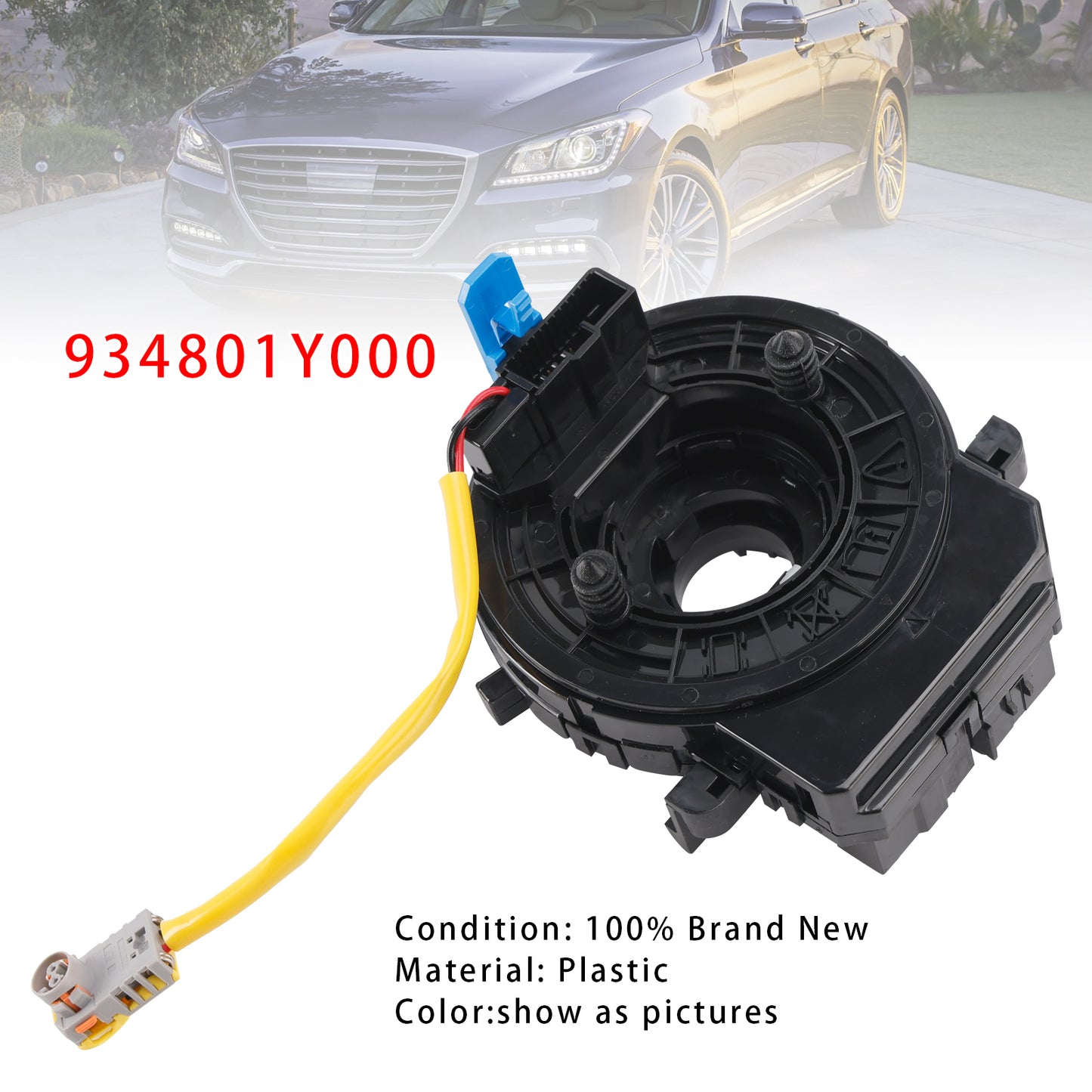 2015-2020 Hyundai Genesis G80 934801Y000 Clock Spring With Angle Sensor
