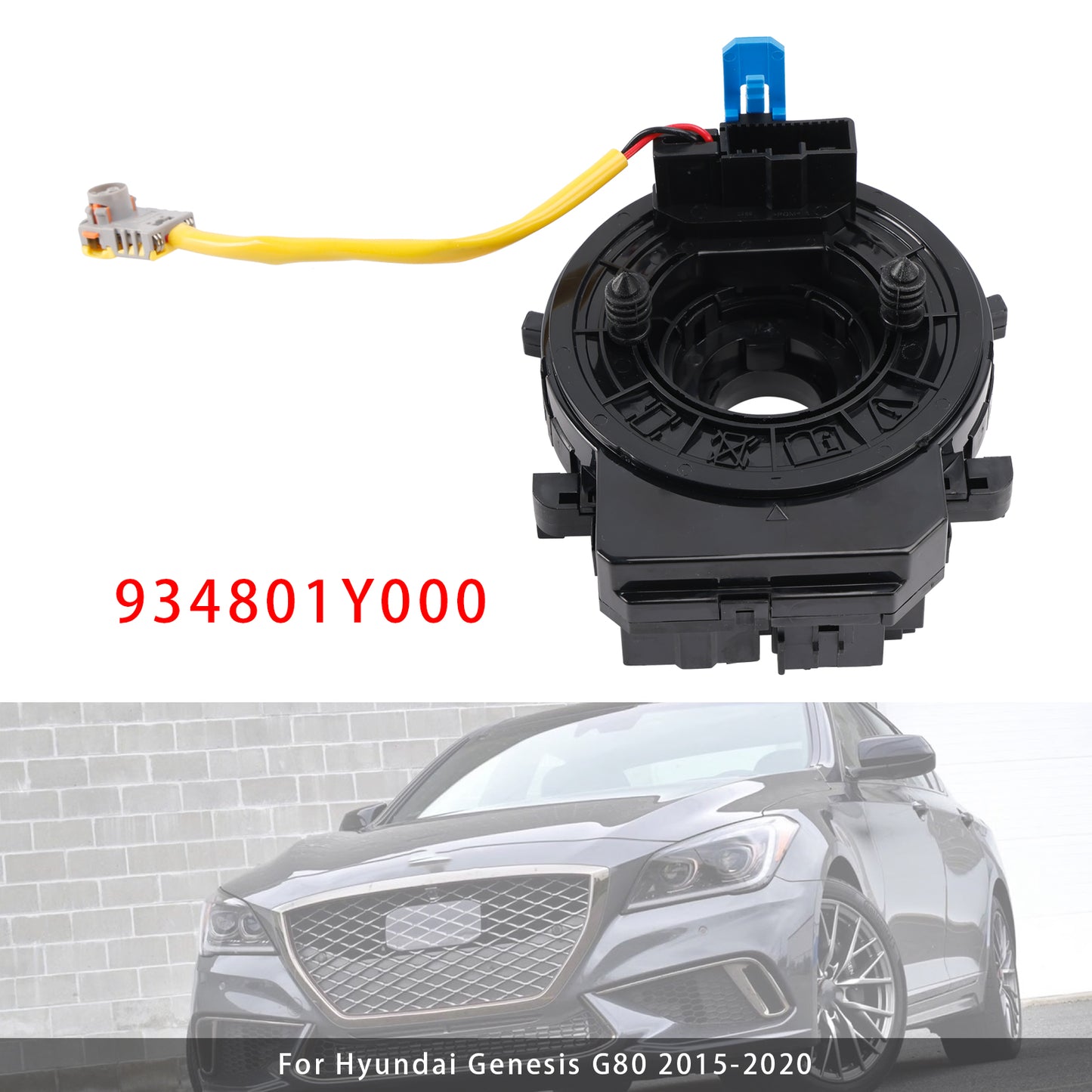 2015-2020 Hyundai Genesis G80 934801Y000 Clock Spring With Angle Sensor