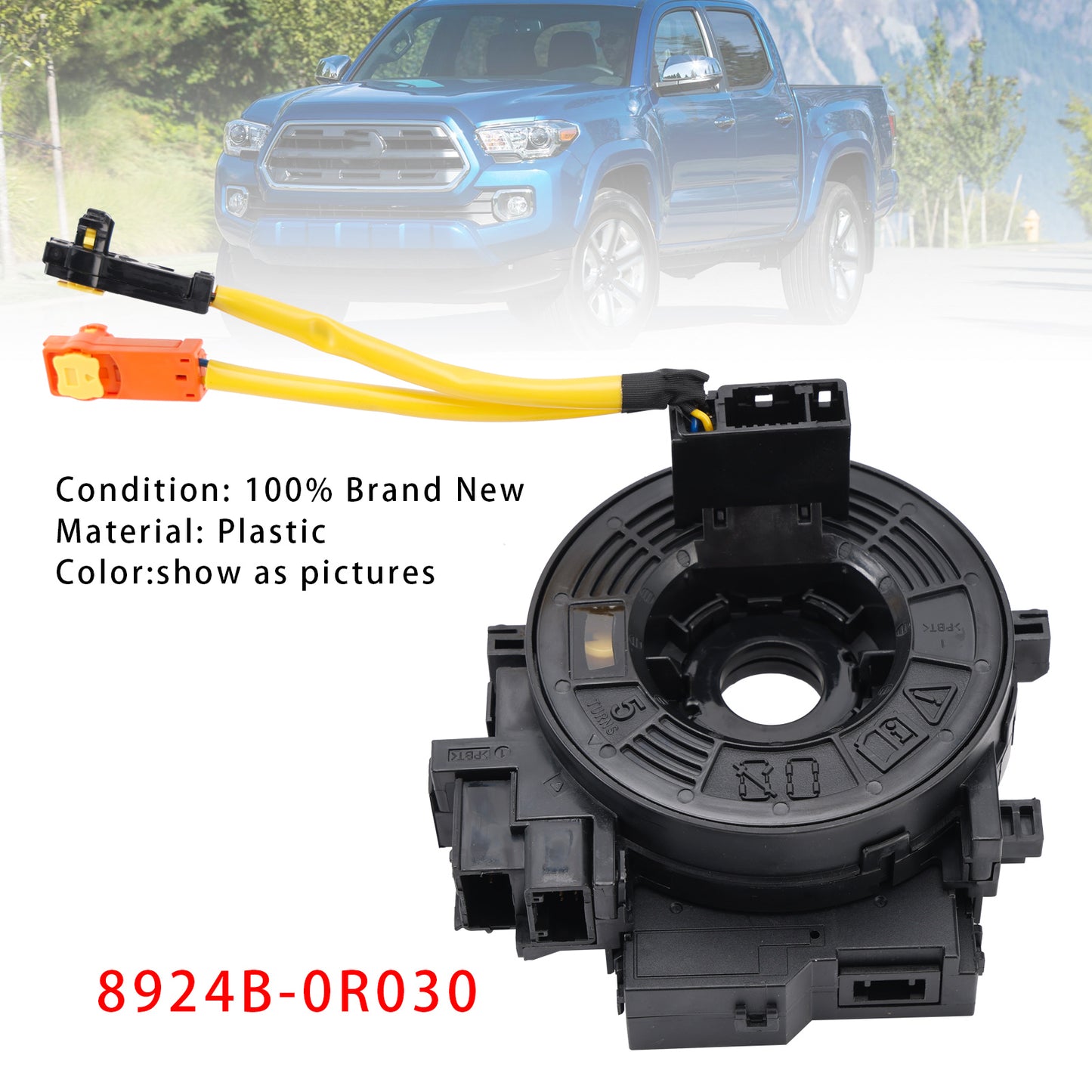2016-2023 Toyota Tacoma 8924B-0R030 Clock Spring With Angle Sensor