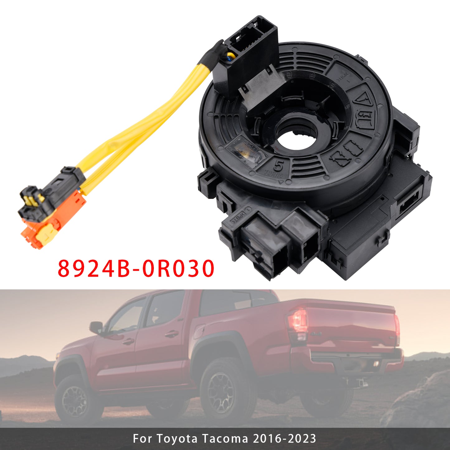2016-2023 Toyota Tacoma 8924B-0R030 Clock Spring With Angle Sensor