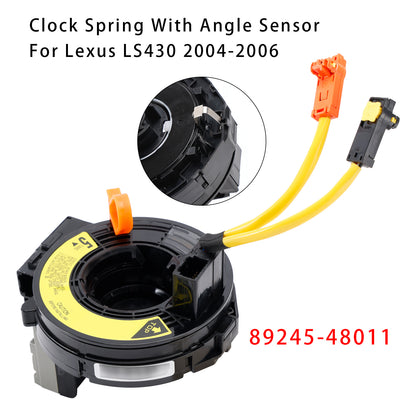 Clock Spring With Angle Sensor 2004-2006 Lexus LS430 89245-48011