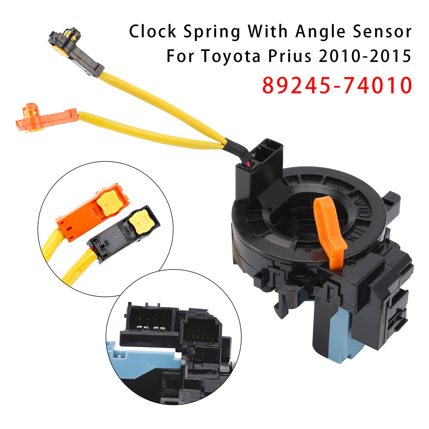 Clock Spring With Angle Sensor 2010-2015 Toyota Prius 89245-74010