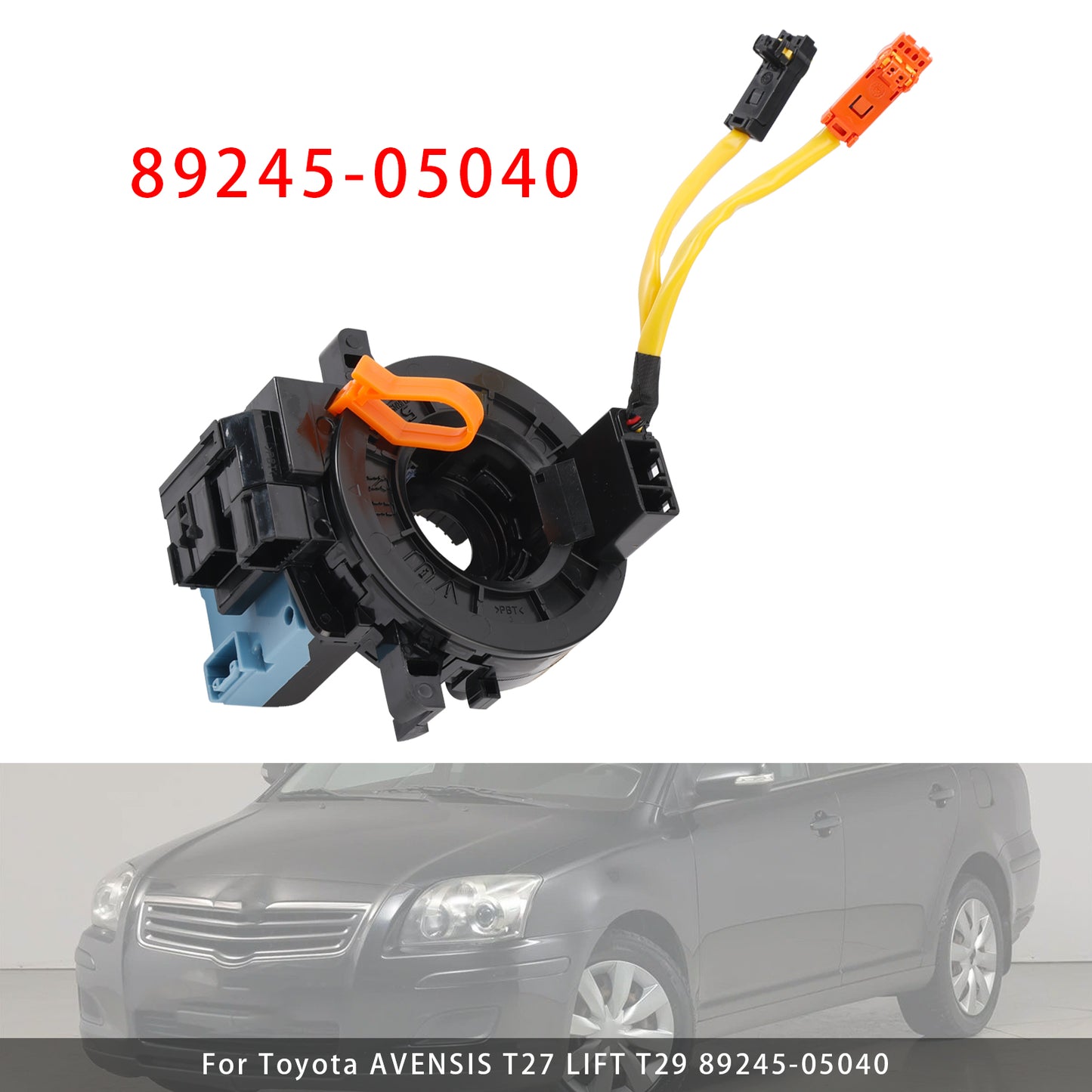 Toyota Avensis T27 LIFT T29 89245-05040 Clock Spring With Angle Sensor