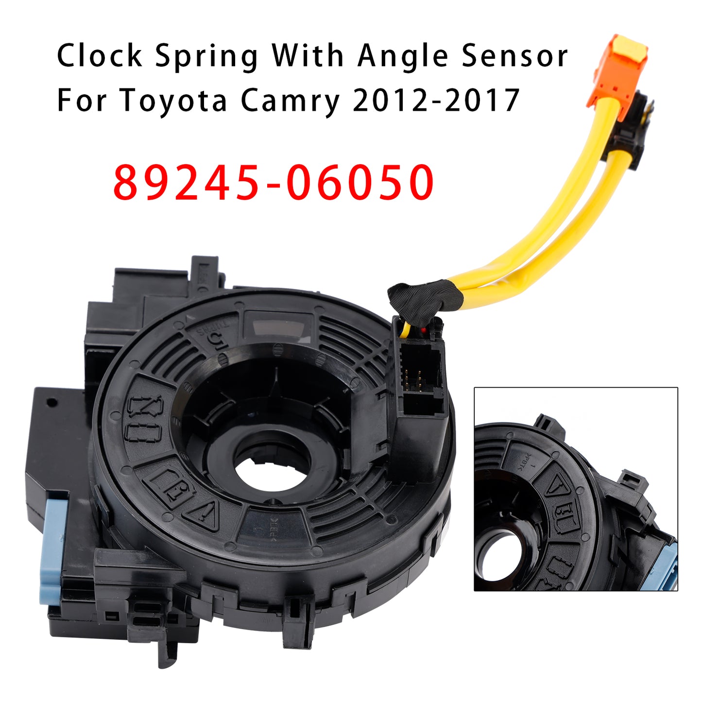 Clock Spring With Angle Sensor 2012-2017 Toyota Camry 89245-06050