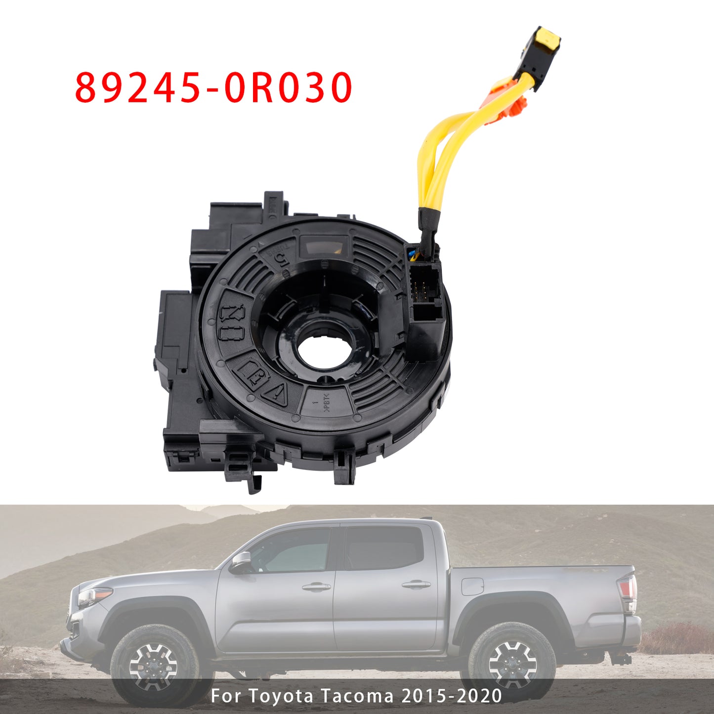 Clock Spring With Angle Sensor 2015-2020 Toyota Tacoma 89245-0R030