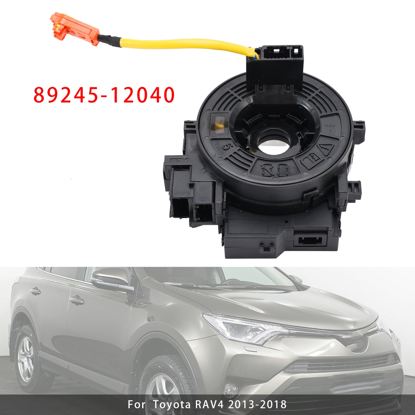 2016 Toyota Scion iM 89245-12040 Clock Spring With Angle Sensor