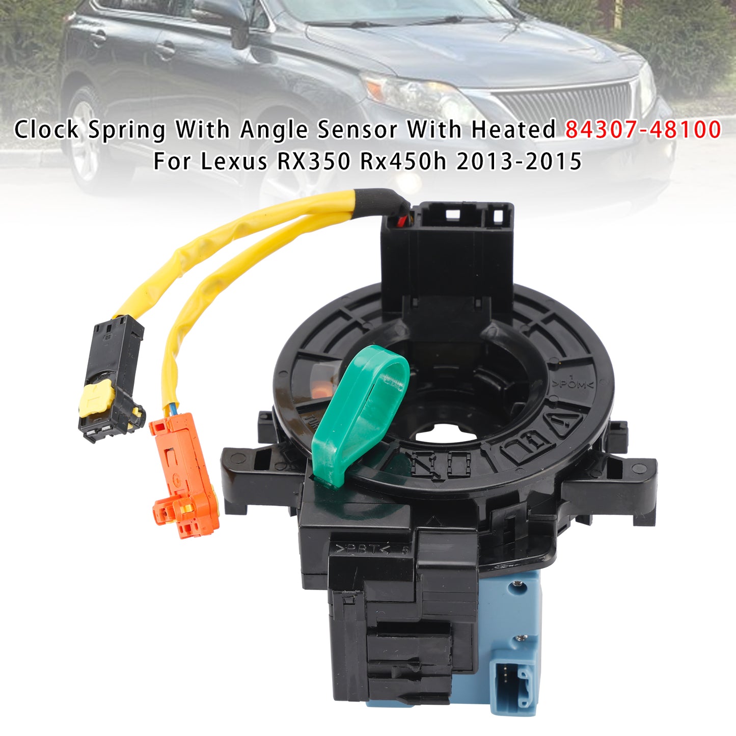 2011 LEXUS RX350 84307-48100 Clock Spring With Angle Sensor With Heated