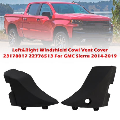 2015-2019 Chevrolet Silverado 2500 HD 23178017 Left&Right Windshield Cowl Vent Cover