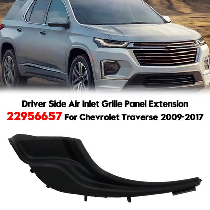2009-2017 Chevrolet Traverse 22956657 Driver Side Air Inlet Grille Panel Extension