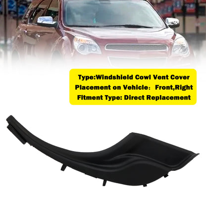 Passenger Side Air Inlet Grille Panel Extension 2009-2017 Chevrolet Traverse 22956656