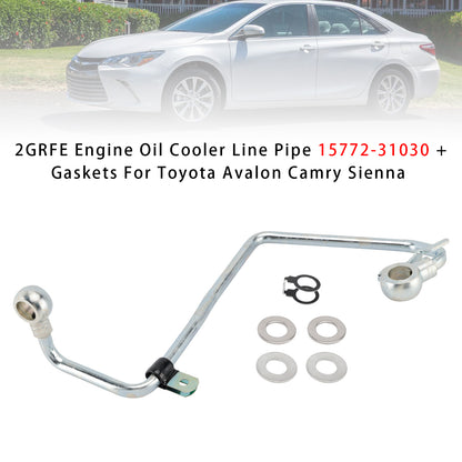 2009-2018 Toyota AVALON 15772-31030 2GRFE Engine Oil Cooler Line Pipe