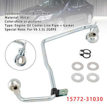 2009-2018 Toyota AVALON 15772-31030 2GRFE Engine Oil Cooler Line Pipe
