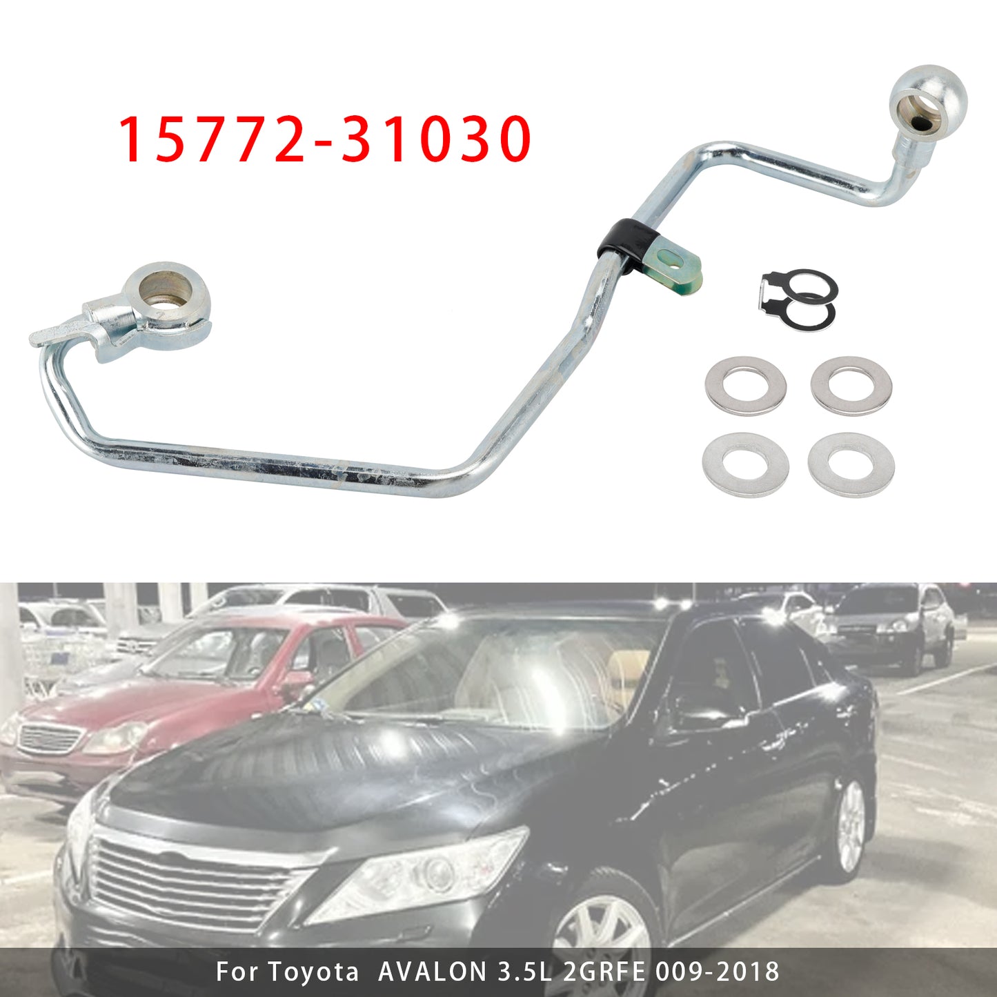 2009-2018 Toyota AVALON 15772-31030 2GRFE Engine Oil Cooler Line Pipe