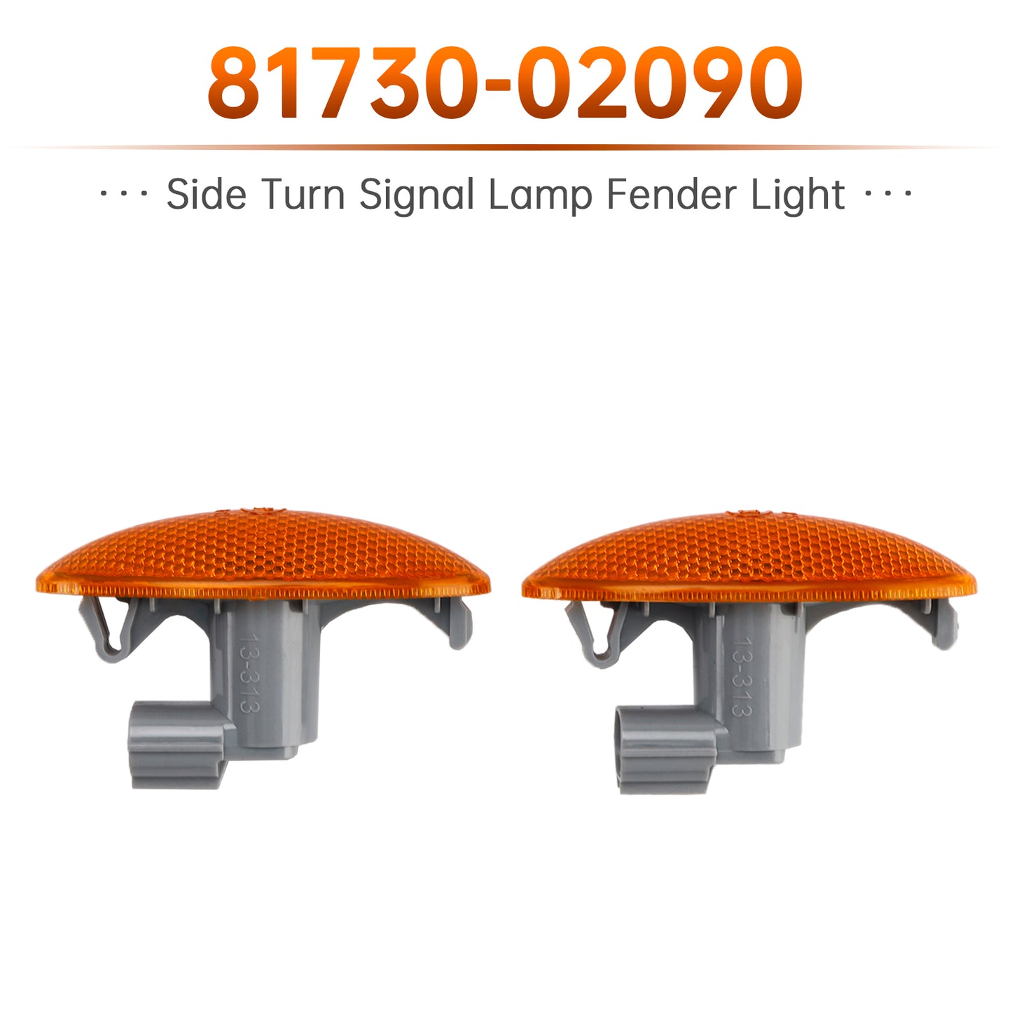 Toyota Corolla Camry Yaris 81730-02090 Side Turn Signal Lamp Fender Light