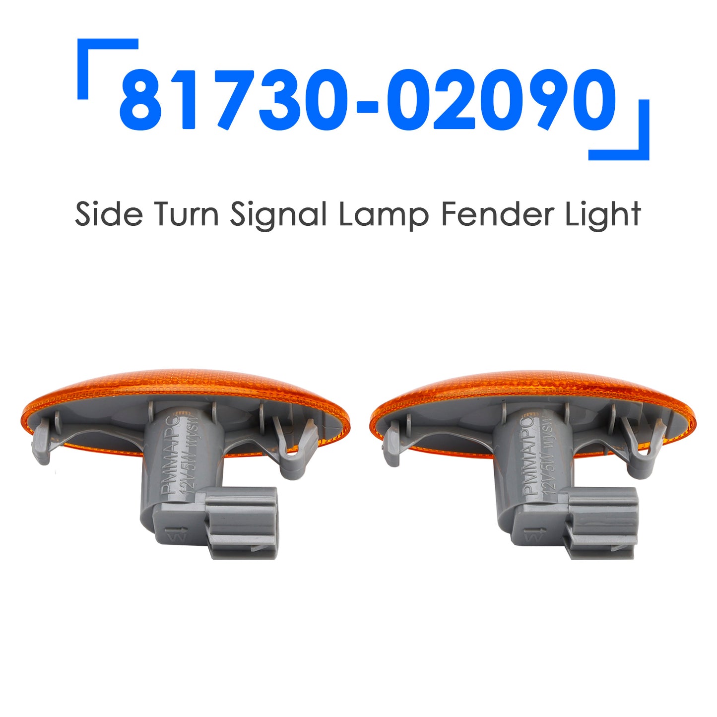Toyota Corolla Camry Yaris 81730-02090 Side Turn Signal Lamp Fender Light