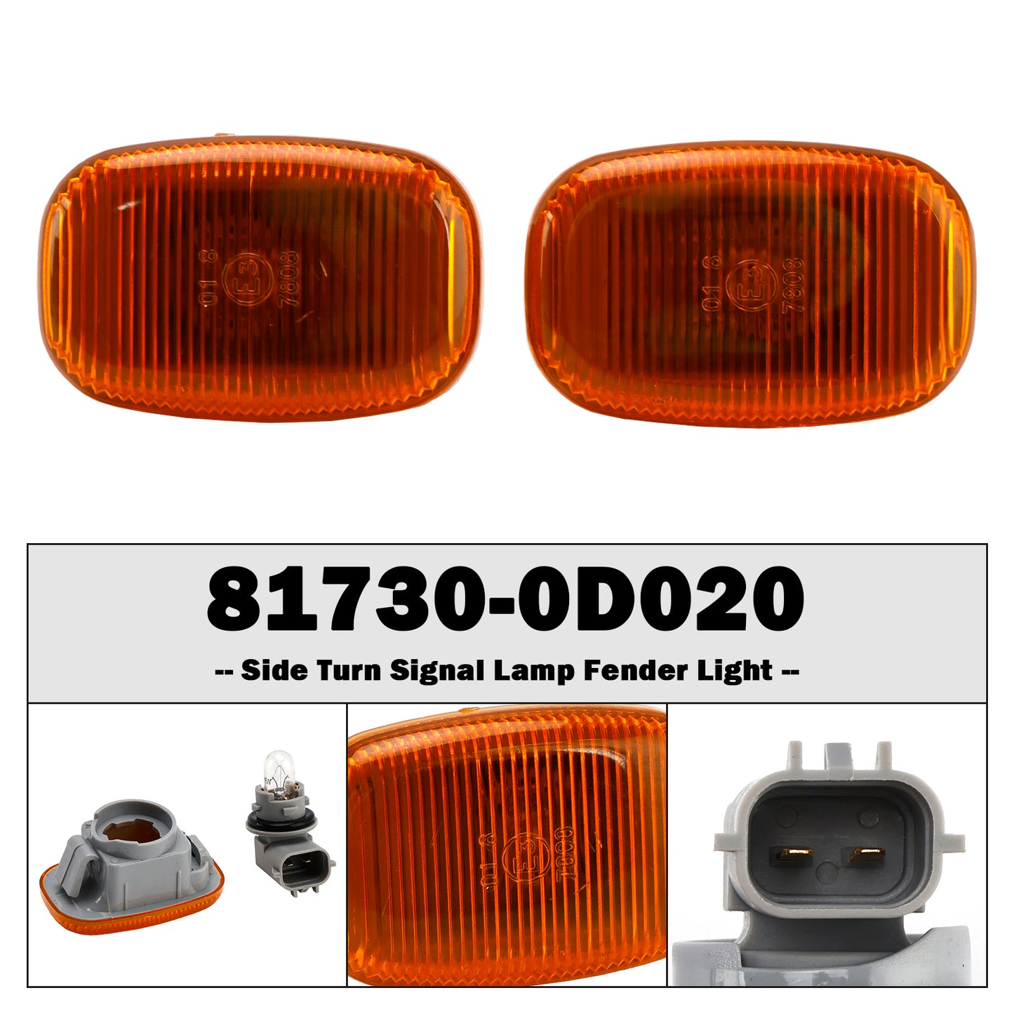 1992-1997 Toyota Carina E [ T19 ] Side Turn Signal Lamp Fender Light 81730-0D020