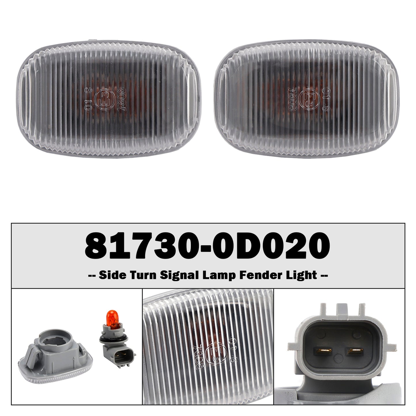 1992-1997 Toyota Carina E [ T19 ] 81730-0D020 Side Turn Signal Lamp Fender Light