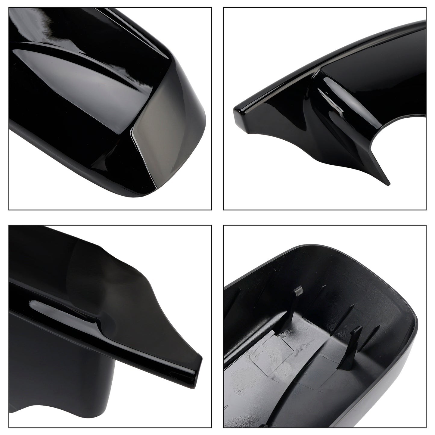 1998-2005.02 BMW 3 Series E46 Sedan 51168238375 2PCS M Style Wing Car Side Mirror Cover Caps