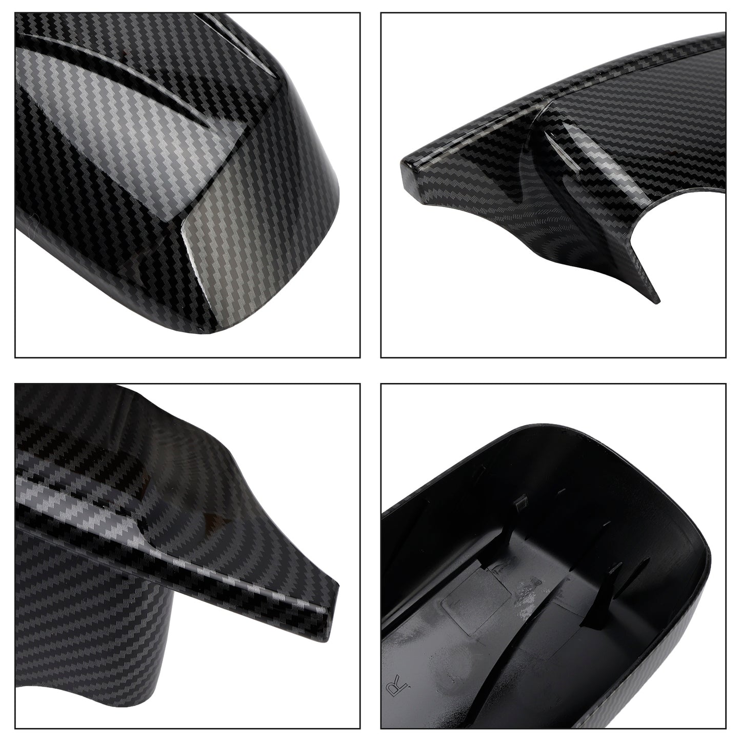 1998-2005.02 BMW 3 Series E46 Sedan 51168238375 2PCS M Style Wing Car Side Mirror Cover Caps