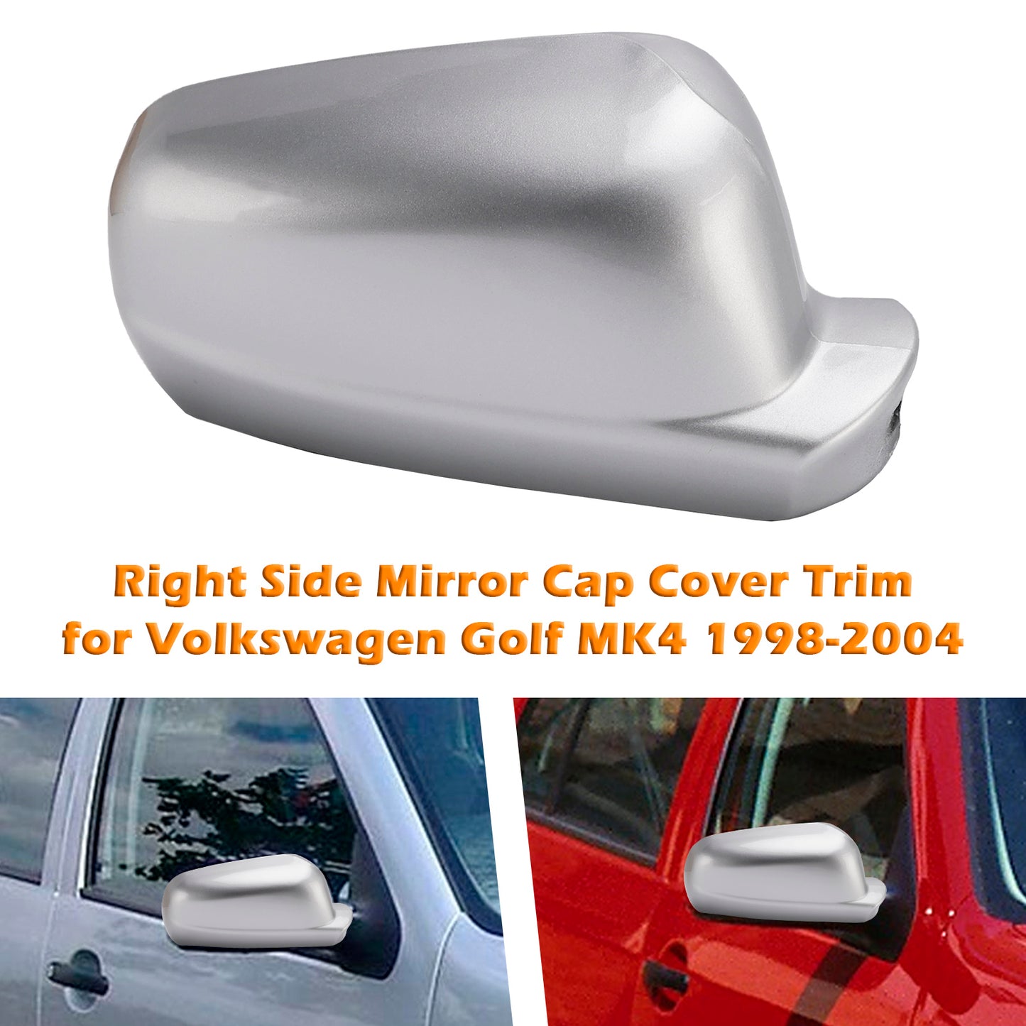 Right Side Mirror Cap Cover Trim 1998-2004 Volkswagen Golf MK4