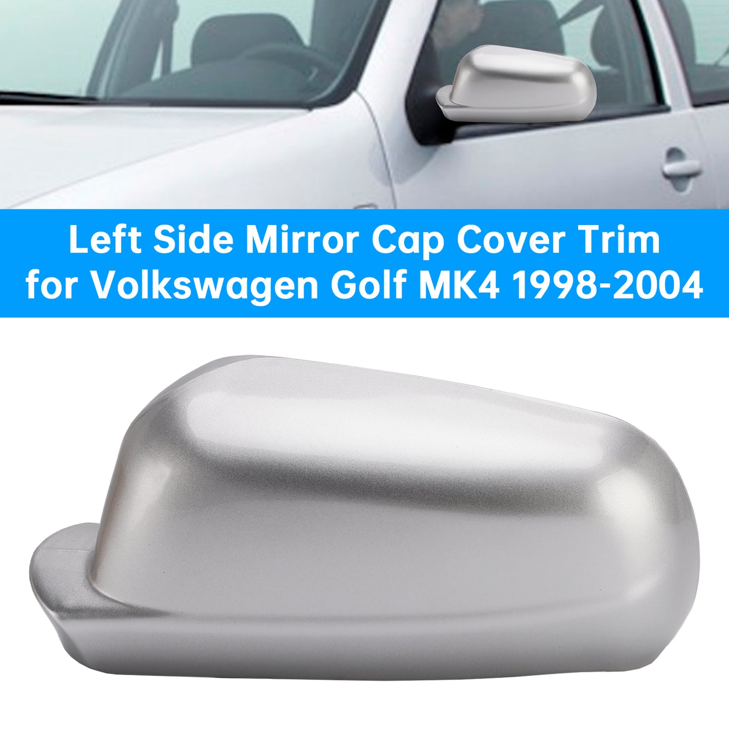 1998-2004 Volkswagen Golf MK4 Left Side Mirror Cap Cover Trim