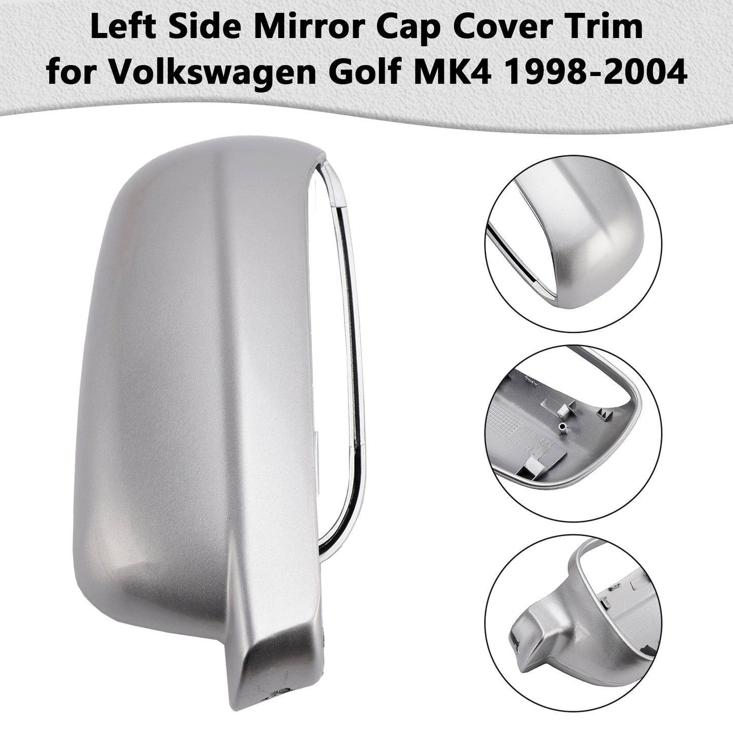 1998-2004 Volkswagen Golf MK4 Left Side Mirror Cap Cover Trim
