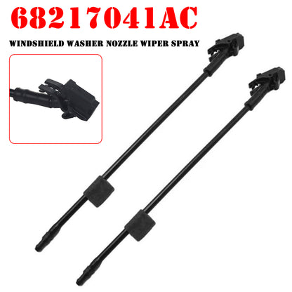2015-23 Dodge Challenger 68217041AC 2X Windshield Washer Nozzle Wiper Spray