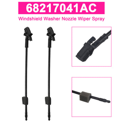 2015-23 Dodge Challenger 68217041AC 2X Windshield Washer Nozzle Wiper Spray
