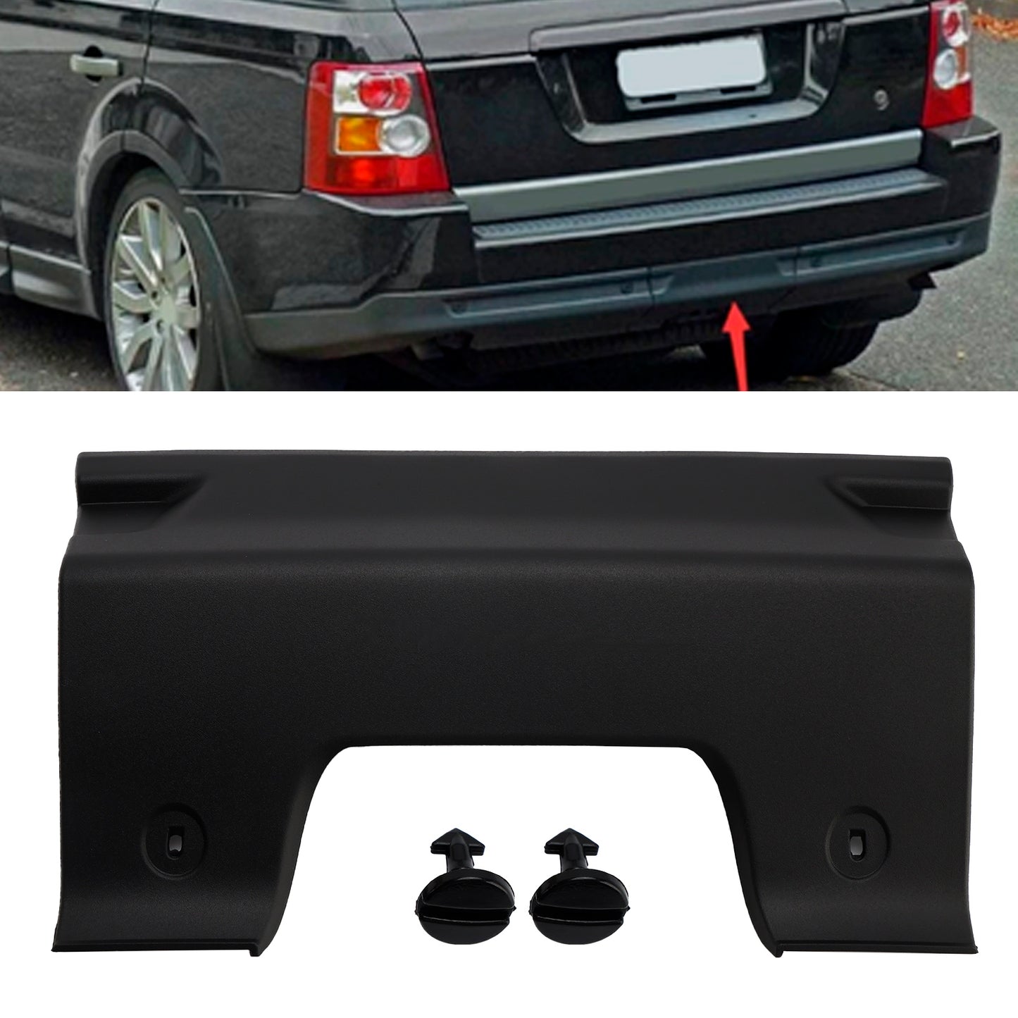 2005-2009 Range Rover Sport DQU00011PCL Rear Bumper Tow Hook Eye Cap Cover